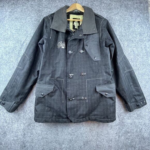 Burton Ronin Player Jacket Medium Dice Ski Snowboard Down La Cosa Nostra Vented